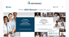 Desktop Screenshot of msdmanuals.com